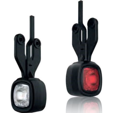Feu de gabarit LED 12 36V Rouge Blanc