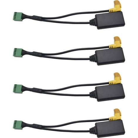 4X Wireless Adaptateur de Câble Aux 12 Broches mmi 3G Ami Entrée Audio Sans Fil pour Q5 A6 A4 Q7 A5 S5 (1/2)