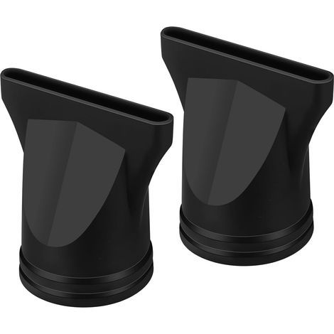 Lot De 2 Buses De Embout Seche Cheveux Noires: Embout Diffuseur Seche Cheveux Universel Pour 40-48mm Pour Sèche