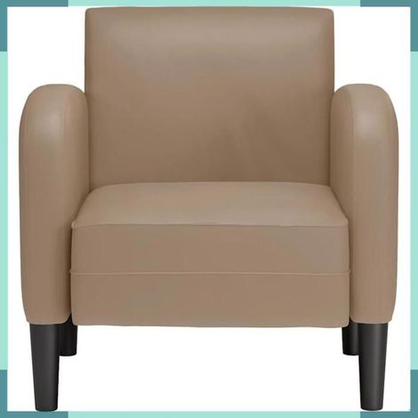 4100533 Chaise de canapé avec accoudoirs cappuccino noir 54 cm (1/5)