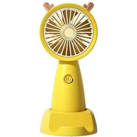 1 Ventilateur USB, Portable, 250mAh, Compact, Bureau, Étudiant, 1.5W (1/4)