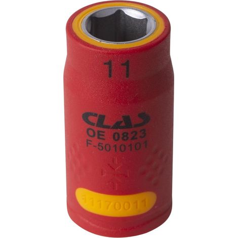 Douille isolée 3/8" 11mm - OE 0823 - CLAS Equipements