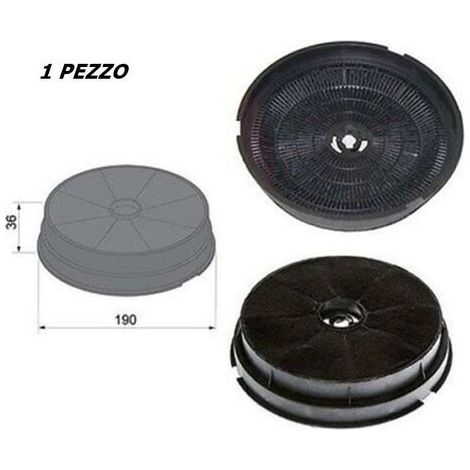 1 FILTRO CAPPA ELECTROLUX ZANUSSI CANDY WHIRLPOOL SMEG BEKO Ø 190 H 36 mm F 48 (1/5)