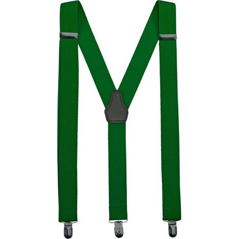 Tirantes elásticos en varios colores para hostelería VELILLA 404008 Verde bosque