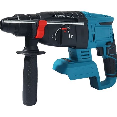 Taladro percutor eléctrico, motor sin escobillas, diámetro máximo de perforación de 26 mm, sin batería, sin enchufe. (1/2)