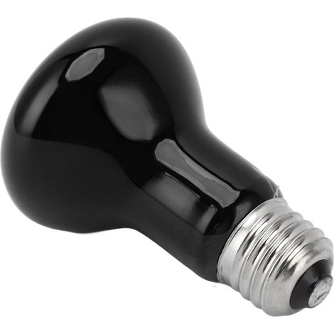 E27 Reptilien-Wärmelampe, multifunktionale Sonnenlampe für Reptilien und Schlangen, 110–120 V, schwarz, 75 W (1/5)