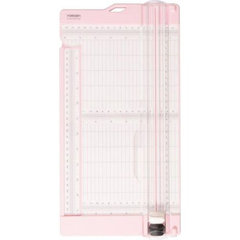 Vaessen Creative massicot pliant et coupe rose 30,5x15,2 cm