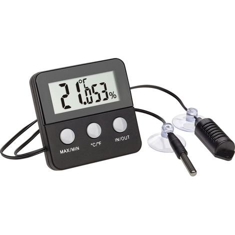TFA Dostmann TERRACHECK Thermo-/Hygrometer Schwarz 30.5044.01 (1/2)