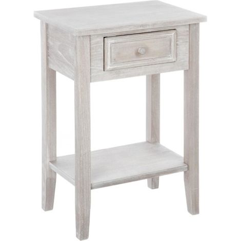 Table de Chevet "Charme" 67cm Naturel (1/3)