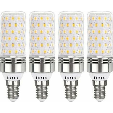 E14 LED-Lampe, kaltweiß, 12 W (entspricht 100 W Glühbirne), 6000 K, E14-Schraubsockel, 360° Abstrahlwinkel, nicht dimmbar, 4er-Pack – RAPANDA (1/5)