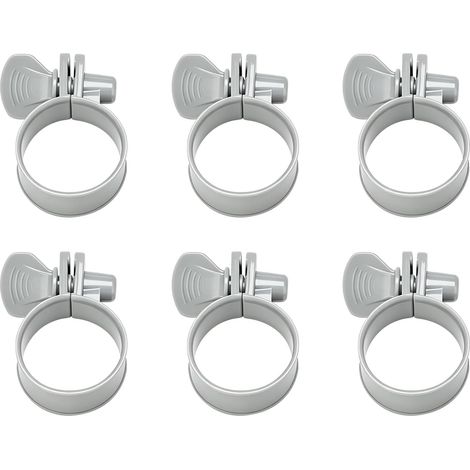 Stück Kunststoff-Schlauchschellen für 32–38 mm Poolschläuche, Schlauchschellen für Sandfilter, geeignet für Poolschläuche von 3,18 bis 3,81 cm, Poolschlauchschelle (1/5)