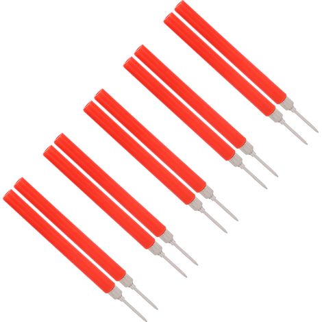 Sonde de test multifonction J.30015 Pointe à aiguille sans soudure pour test de tension et circuit, 30Vac‑60Vdc, 24A, rouge (1/5)