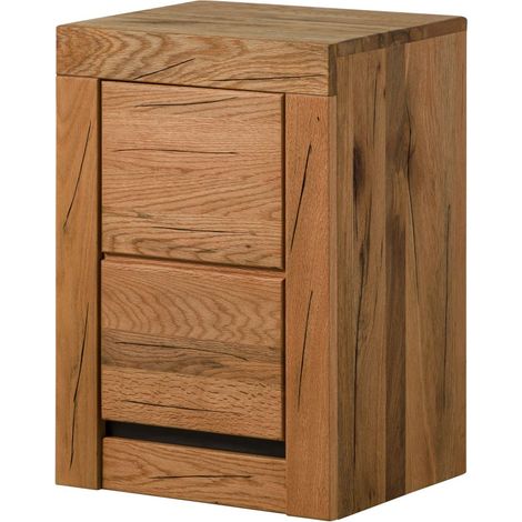 Hängeschrank Wildeiche / Zerreiche 44x35x63 natur geölt MONTREUX 57