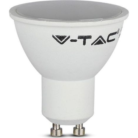 V-TAC GU10 LED-Strahler, 5 W, 110°, mattierte Abdeckung, Kaltweiß (Karton mit 3 Stück)