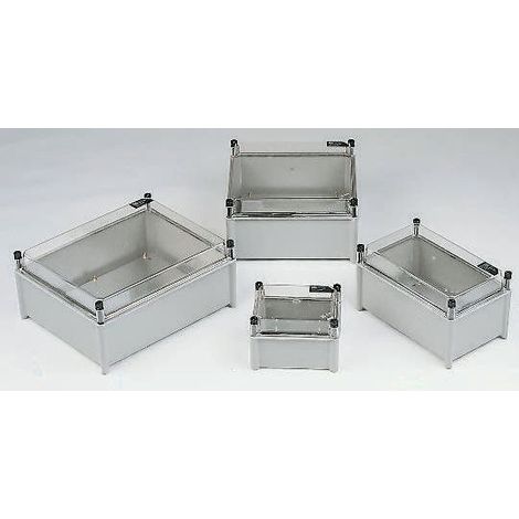 Boîtier RS PRO en Fibre de verre, 300 x 175 x 185mm, Gris IP66 ( Prix pour 1 )