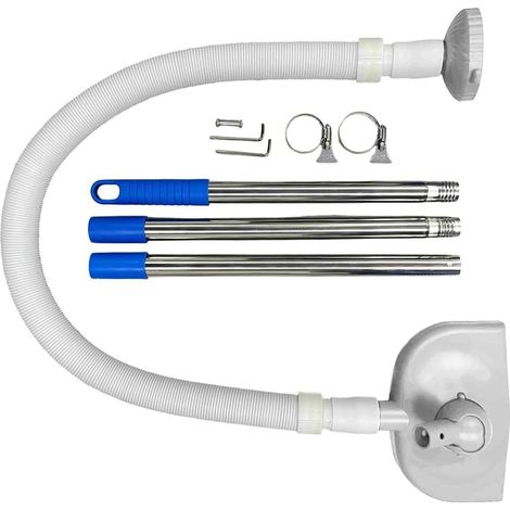 Aspirateur pour Piscine L'Aspirateur Automatique À Main pour Baignoire À Nettoyeur À Pour Piscine Idéal pour spa, natation, jardin, bassin, fontaine, terrasse et l'extérieur (1/5)