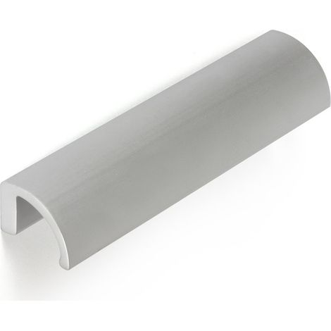Asa de aluminio con acabado anodizado mate, dimensiones:174x27x30mm y entrepuntos:160mm -