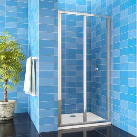 Mamparas Puerta Abatible Pantalla de Ducha 5mm cristal para 80x185cm