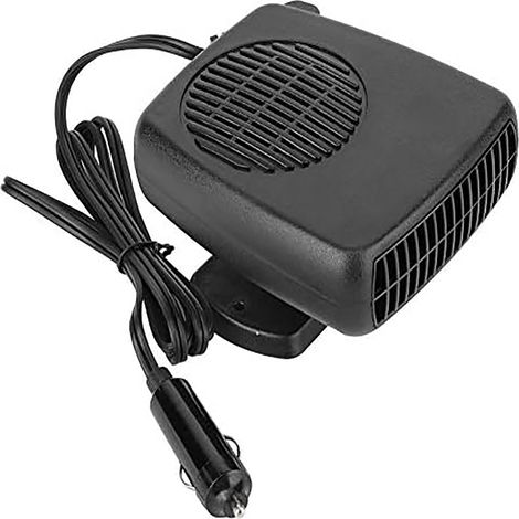 1 Chauffage de voiture, 200 W 12 V, dégivreur pare-brise, ventilateur été, base rotative 360°, universel (1/5)