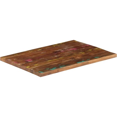 Dessus de table  Dessus de bureau  Plateau de table 70x50x3,8 cm rectangulaire bois massif récupéré
