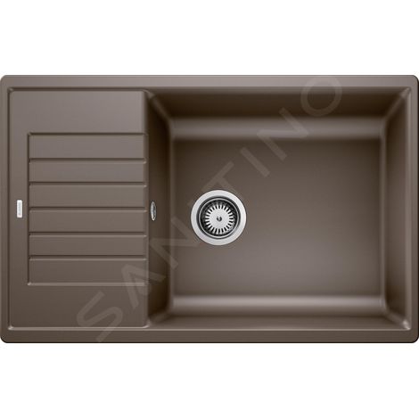 Blanco Zia XL 6 - Évier en silgranite, 780x500 mm, avec commande de vidage, café 523272 (1/3)