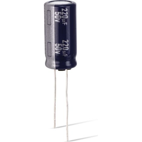 Condensateur Panasonic 1,8mF, 6,3V, radial, RM 5