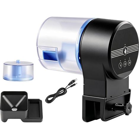 Distributeur Automatique De Nourriture pour Poissons avec Minuterie Nourrisseur Automatique pour Aquarium Idéal Maison Bureau (1/5)