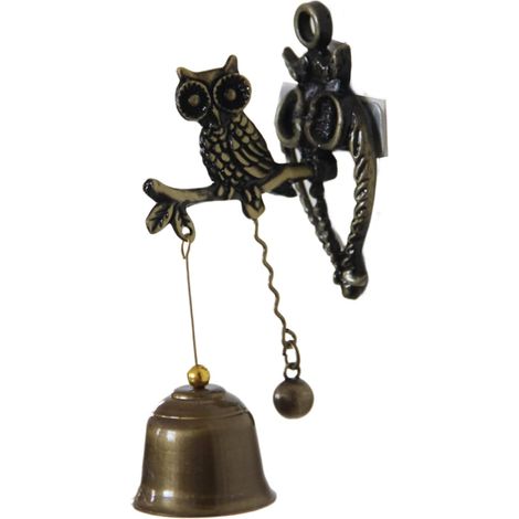 Rétro Sonnette Animal Carillon Tenture Murale Décoration Commerçant Cloche Heurtoirs de Porte(style 1) (1/5)