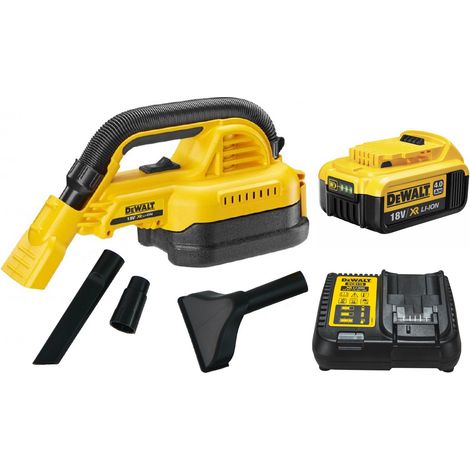DeWalt DCV517N XR Handheld 18v Wet Dry Cordless Vacuum + 4.0ah Battery, Charger (1/4)