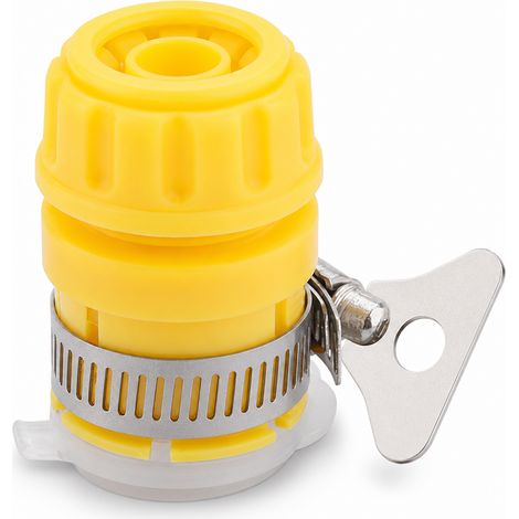 Raccord rapide robinet 4 6 pour tuyau d arrosage lavage auto (1/5)