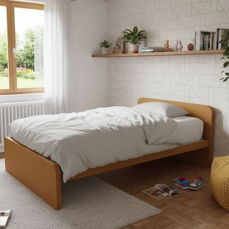 Letto una piazza e mezza con rete, ideale per camerette - Zolfo (1/5)