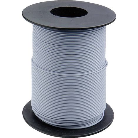 125-S25-9 Fil de câblage 1 x 0.25 mm² gris 25 m