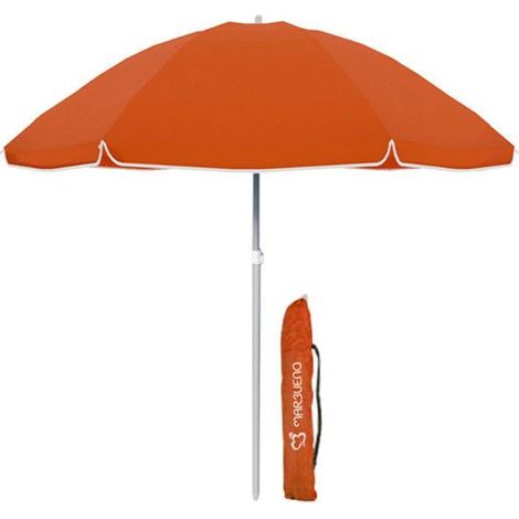 Strandparasol - MARBUENO - Ø 180 cm - Orange - Aluminium - Außenbereich