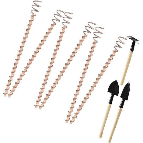 Antennes de jardinage en fil de cuivre pour électroculture (4 kits) - Soins des plantes (1/5)