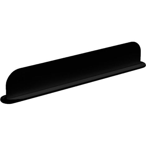 Protection anti-éclaboussures en silicone, adaptée aux crédences de cuisine, aux plans de travail et aux barrières d'eau accessoire d'évier réutilisable (noir). (1/4)