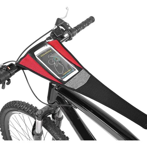 Neoprene Sweatband for Cycling, for Road Trainers, with Phone Pouch, Indoor Riding Protection for Phones Under 5.5 Inches (1/5)