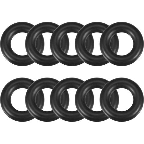 Paquet de 10 Joint Torique 15mm OD 8mm ID, Nitrile Caoutchouc 3.5mm, Étanchéité Pompe Tuyau