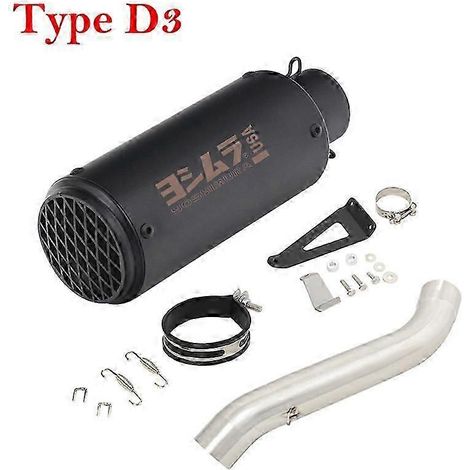 Pot d'échappement adapté pour moto Aprilia TUONO 1100 V4 Factory RR Misano 2017-2020, connexion moyenne, DB Killer (Type D3) (1/5)