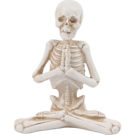 Figurine Squelette - Décoration Résine Réaliste - Ambiance Halloween Maison Hantée - Lot De 1 (1/5)