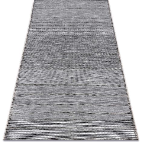 Tappeto DI SPAGO SIZAL LOFT 21108 Linee grigio / avorio / argint grey 160x230 cm