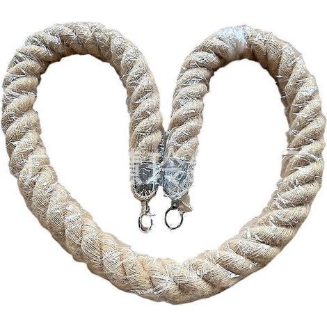 Sicherheitsleine, Stangenleine, Absperrseil, Sicherheitsstangenleine, Warteschlangenabsperrseil – 150 x 2,80 x 2,80 cm (1/3)