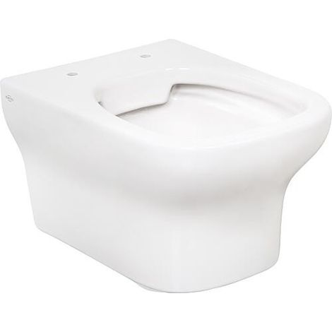 WC suspendu à fond creux Algama LxHxP : 360x370x500 mm sans bride Céramique blanche (1/2)