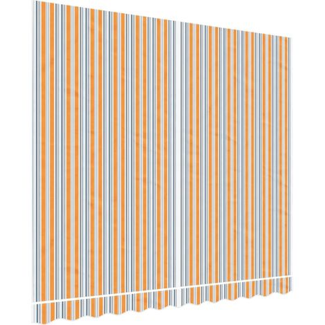 Replacement Fabric for Awning Multicolour Stripe 3x2.5 m vidaXL