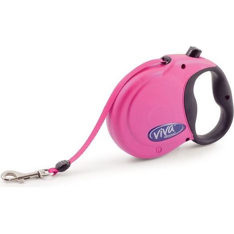 Ancol Viva Extend Lead Raspberry - med - 86660 (1/2)