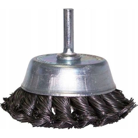 Draht-Topfbürste 75 mm, Schaft 6 mm, d (1/2)
