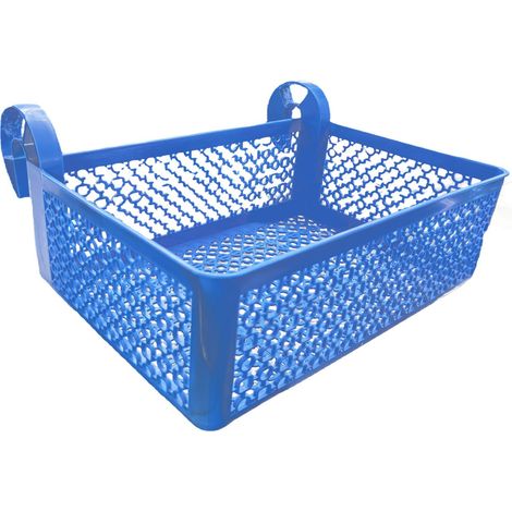 Pool Aufbewahrungskorb Blau 18.7 L Pool Korb aus Recyceltem Kunststoff Pool Zubehör Aufbewahrungskorb & Getränkehalter für den Pool (1/5)