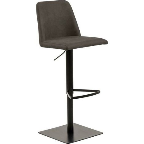 Silla de barra Norsica 276 , 108x43x51cm, Tapiz, Metálico
