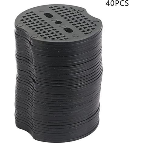100 à 400 piquets de jardin en forme de U avec rondelles de protection pour fixer les filets anti-mauvaises herbes et autres accessoires de jardinage. (1/5)