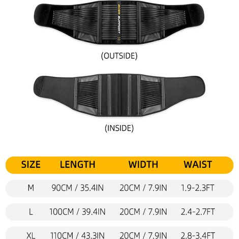 Ceinture de soutien lombaire pour hommes et femmes, légère et respirante, attelle inférieure, soulagement de la douleur, sciatique (1/5)