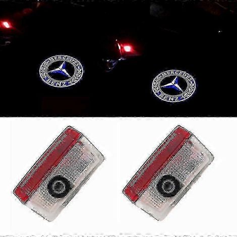 2 projecteurs de logo LED pour portières Mercedes-Benz Classe GLS/GLC/GLB/GLA/A/B/C/E (1/3)